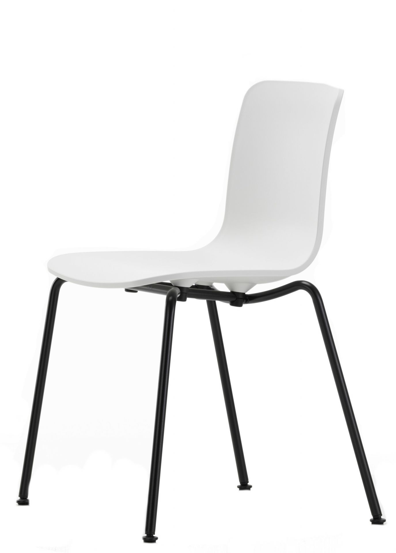Hal RE Tube Stackable Stuhl BASIC DARK / COTTON WHITE Vitra EINZELSTÜCK
